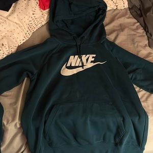 Nike Women’s Hoodie, Size- Small, blue/green